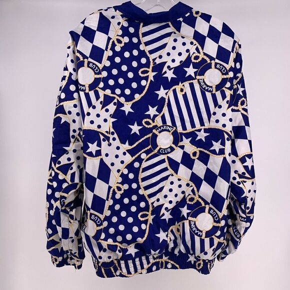 Lanvon Vintage Windbreaker Marine Club Nautical XL - Picture 6 of 8